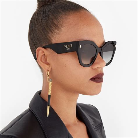 fendi women's cat-eye|Women's Designer Sunglasses .